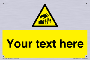 Custom Warning: Large scale fire zone